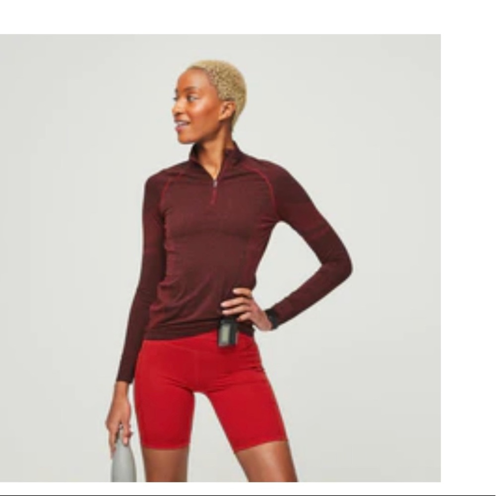 FIGS women's Winning Red Salta - Performance Zip - S / Winning Red